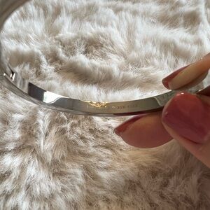 Kate Spade Metallic Bangle with Gold Accents NWOT